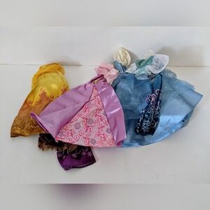 Disney Barbie Doll Dress Lot